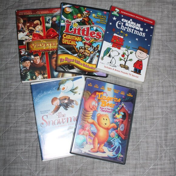 Classic Christmas Movies Kids Lot of 5 - Picture 1 of 6